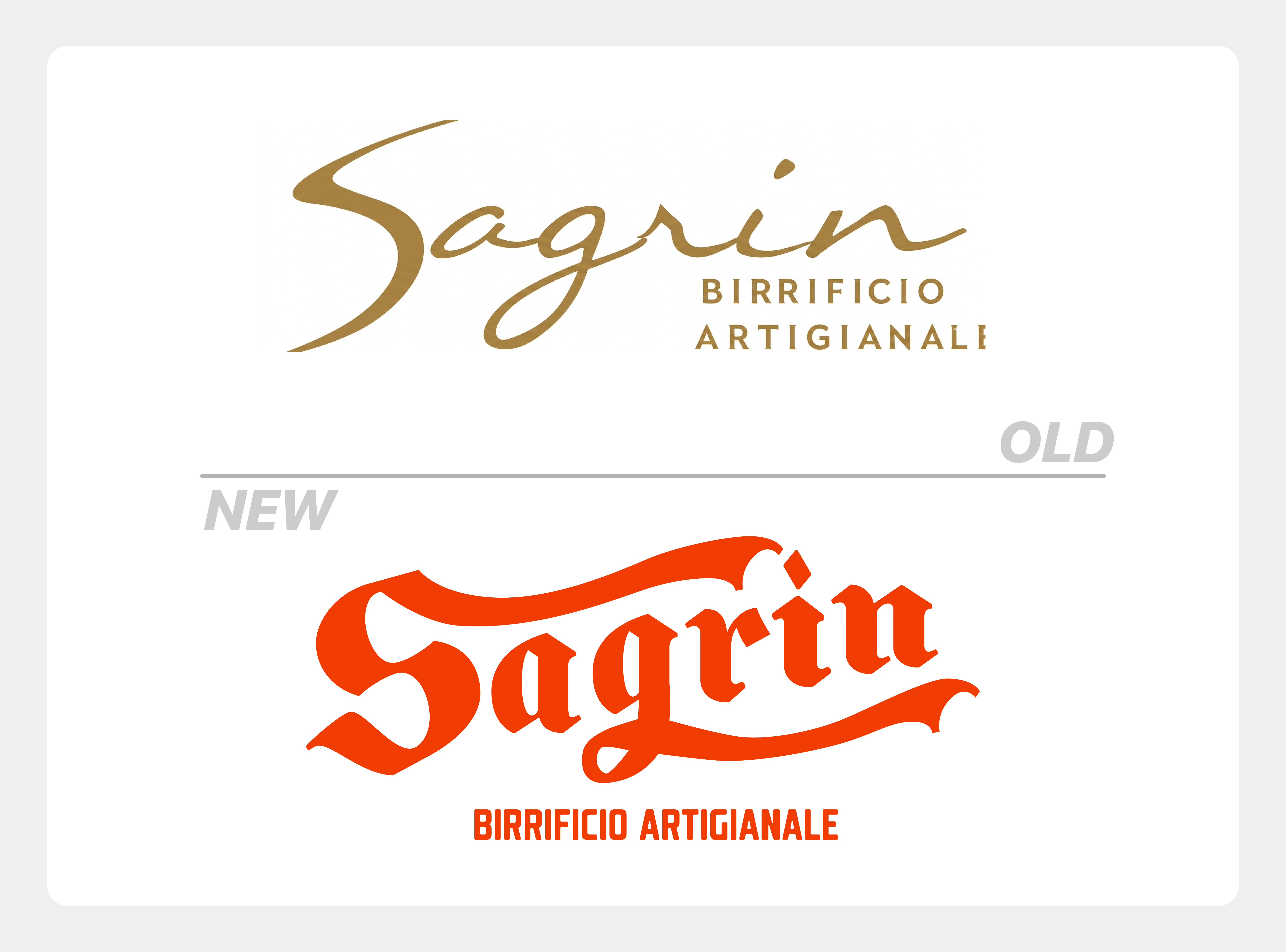 Dettaglio dell’identità visiva Sagrin